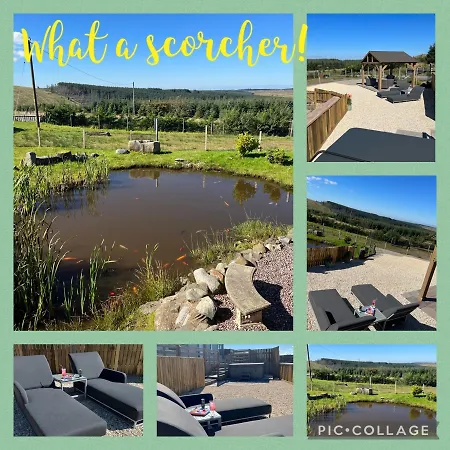 Maneight Luxury Lodge With Hot Tub New Cumnock Exterior photo
